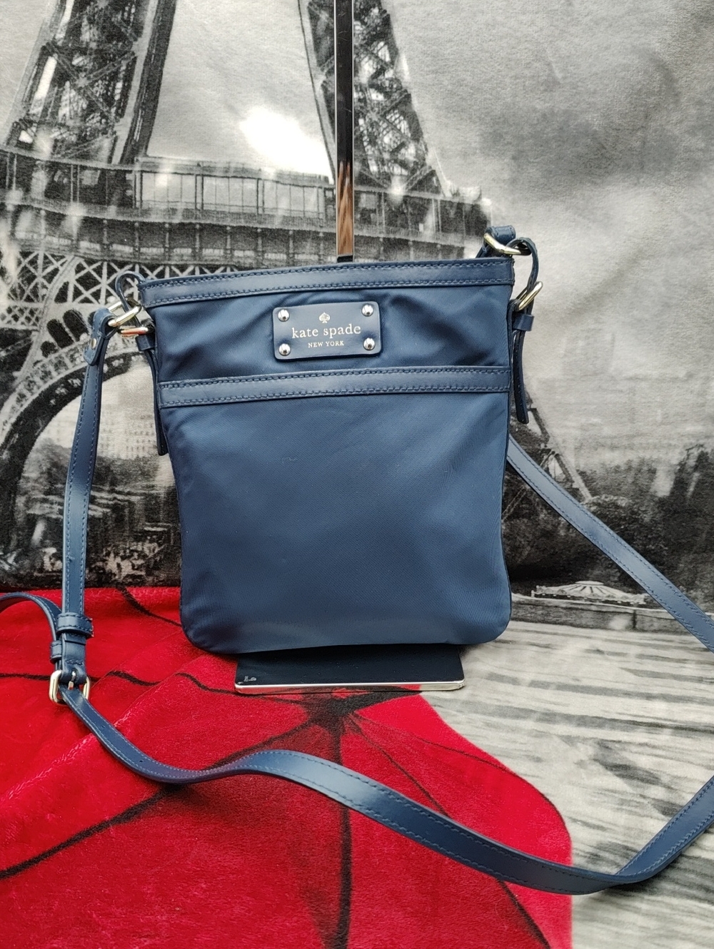 Kate Spade Leather Trim Crossbody